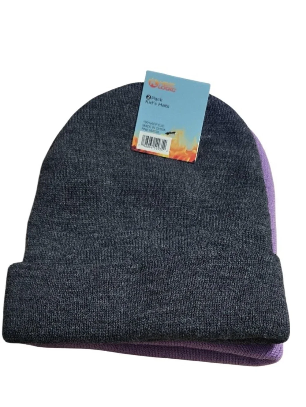 #HL06 Waffle Knit Beanie in Lavender